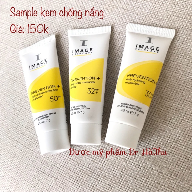 Sample kem chống nắng