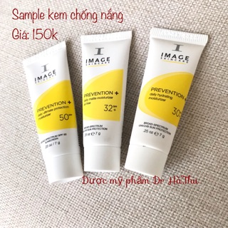 Sample kem chống nắng