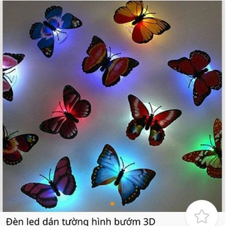 Đèn Led Dán Tường Hình Con Bướm