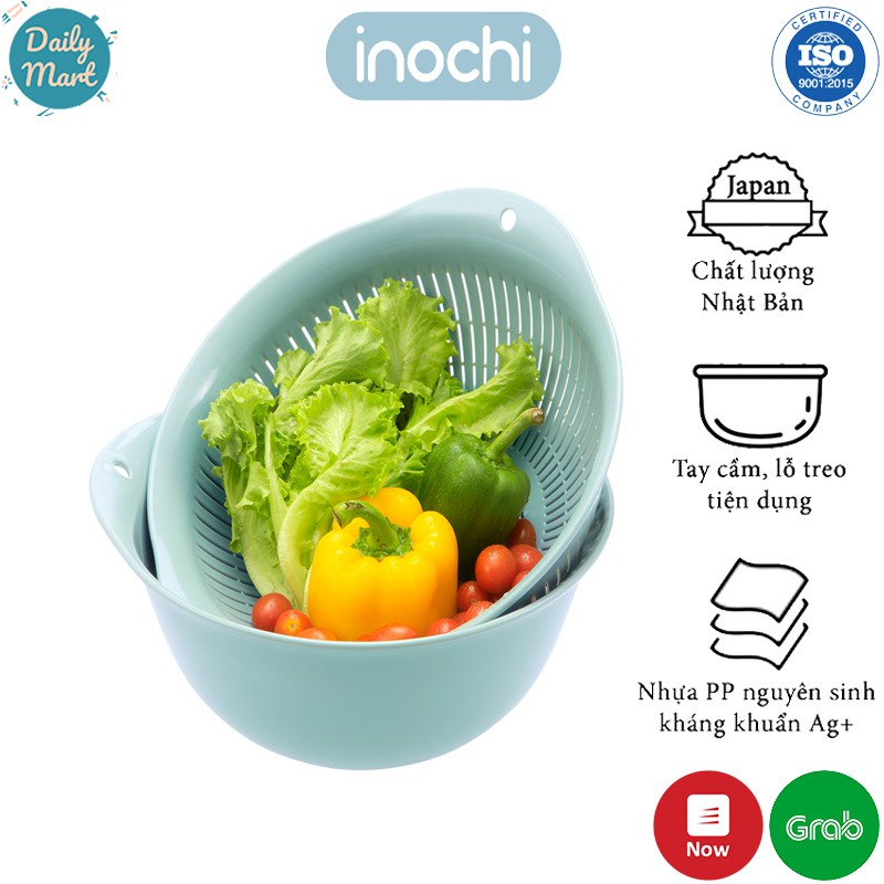 BỘ THAU RỔ NHỰA INOCHI 23CM