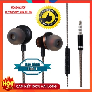 (Bảo hành 1 đổi 1)TAI NGHE NHÉT TAI JACK CẮM 3.5MM-  MODLE C55 MỚI NHẤT