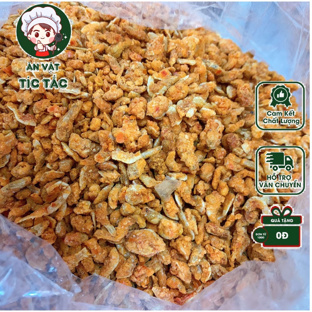 500G Muối Tép Nguyên Con Loại Đặc Biệt Cay Cay Thơm Ngon - Muối Tôm Tây Ninh Hạt To