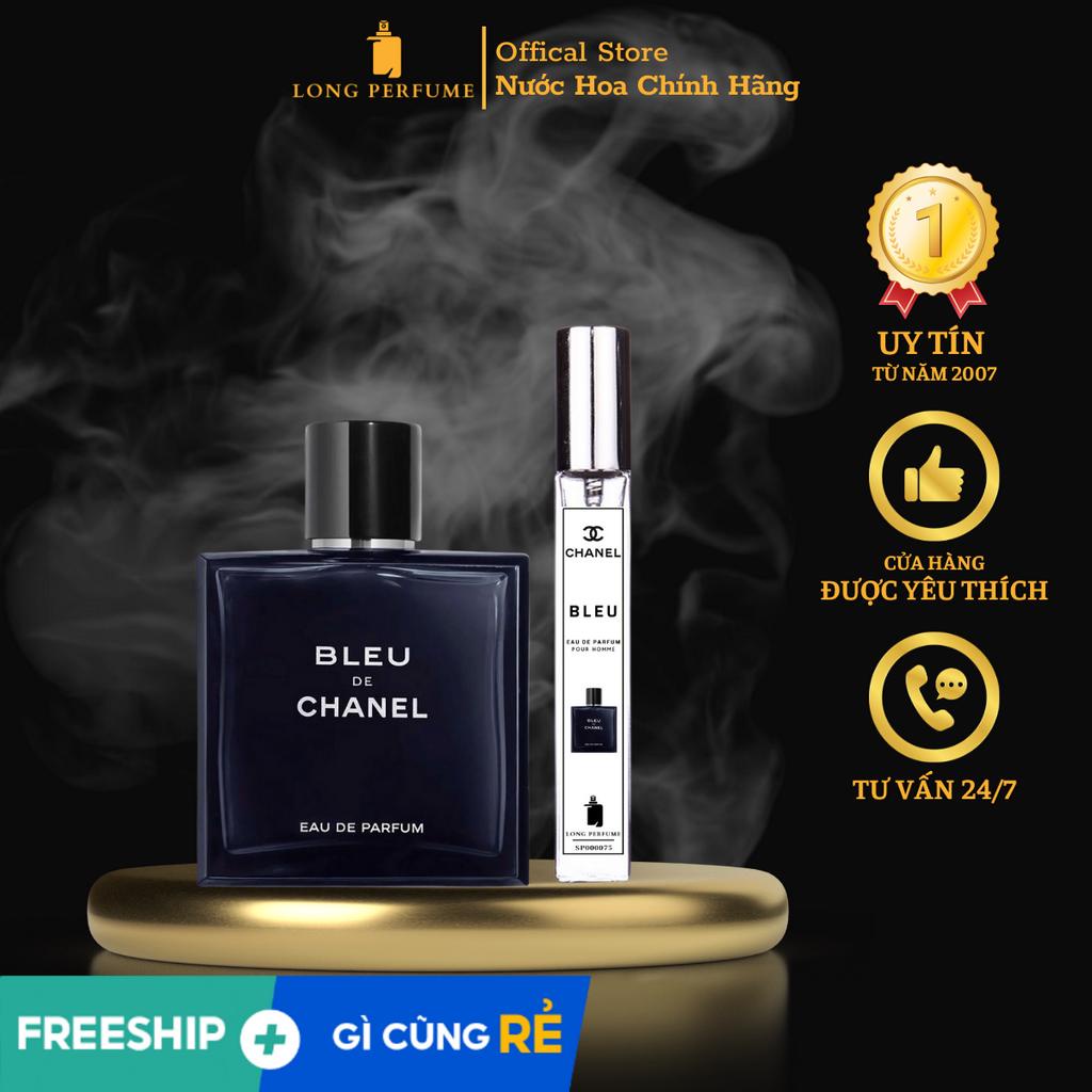 Nước Hoa Nam Chanel BLeu De Chanel EDP - Dung tích 2.5ᴍʟ/10ᴍʟ丨Long Perfume.