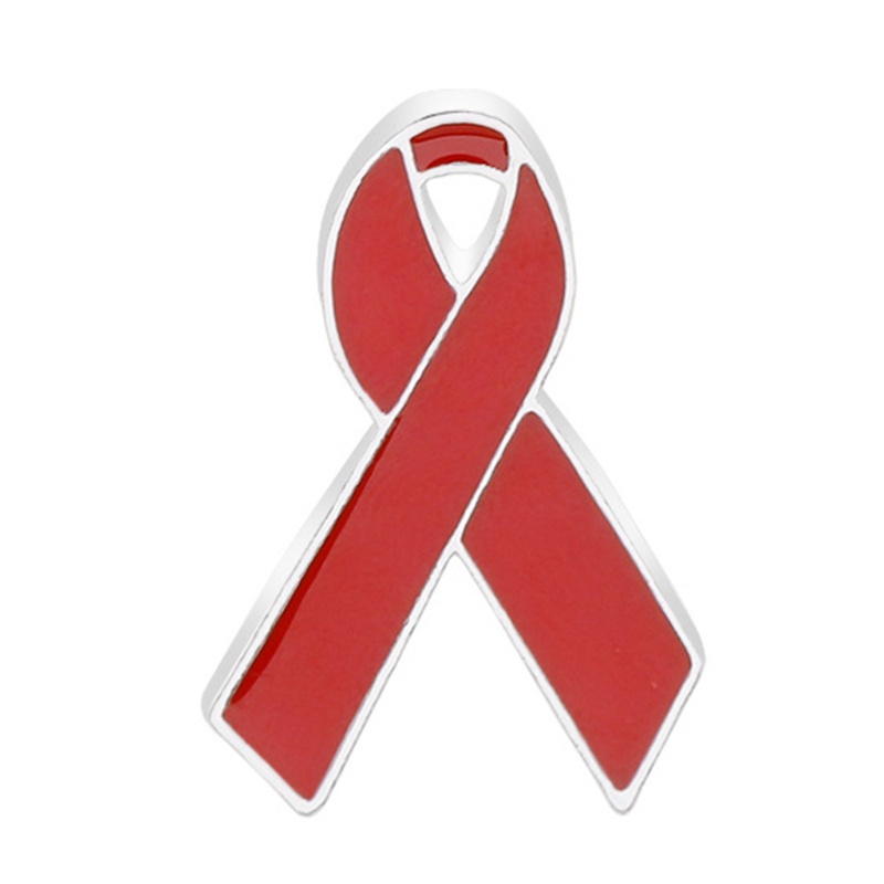 Ghim Cài Áo Bằng Hợp Kim Tráng Men Họa Tiết Ruy Băng Đỏ Xanh Dương Sáng Tạo Dành Cho Bé Trai Bé Gái