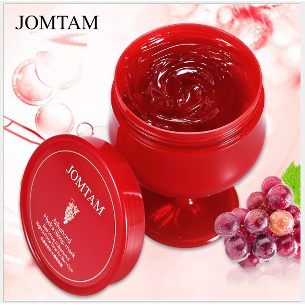 Hũ Mặt Nạ Ngủ JOMTAM Rượu Vang Đỏ  Red Wine Polyphenol Hydrating Sleep Mask