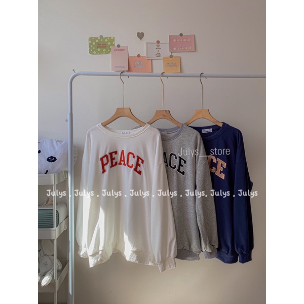 Áo pull da cá PEACE (ảnh shop chụp kèm video)