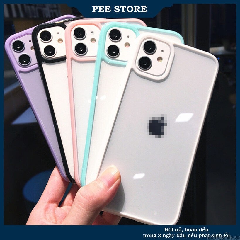 Ốp Lưng Iphone Trơn Chống Ố 6/6plus/6s/6s plus/6/7/7plus/8/8plus/x/xs/xs max/11/11 pro/11 promax – PEE STORE