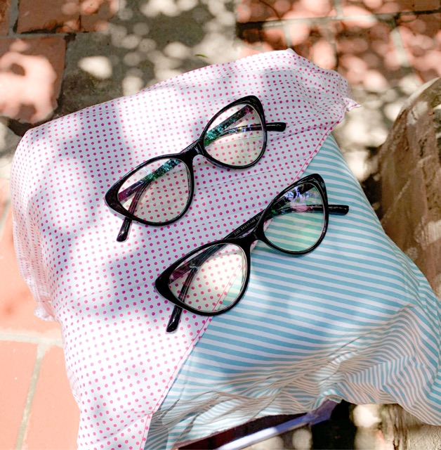 👓 Gọng kính mắt mèo đen nhựa dẻo nams closet