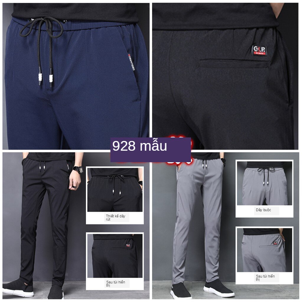 Quần jogger thể thao nam màu trơn vải mềm mịn | BigBuy360 - bigbuy360.vn
