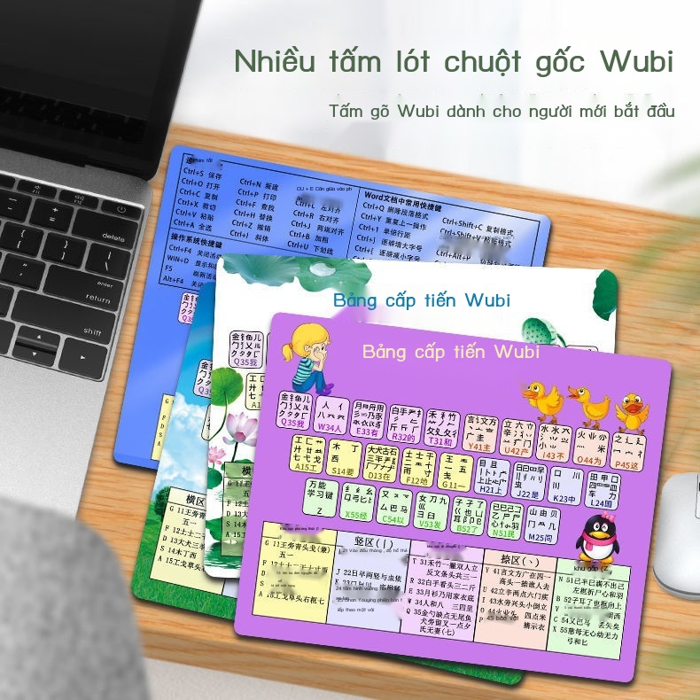 Bảng gốc Wubi bảng chuột Wubi phông chữ bàn phím bản đồ máy tính xách tay máy tính để bàn Wubi gõ công thức ghi nhớ bảng