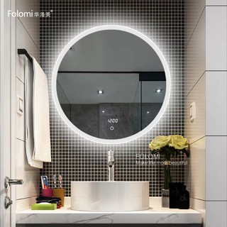 GƯƠNG ĐÈN LED VIỀN NGOÀI (KO CẢM ỨNG) 💎 GƯƠNG TRÒN ĐÈN LED, PHUN CÁT VIỀN TRONG