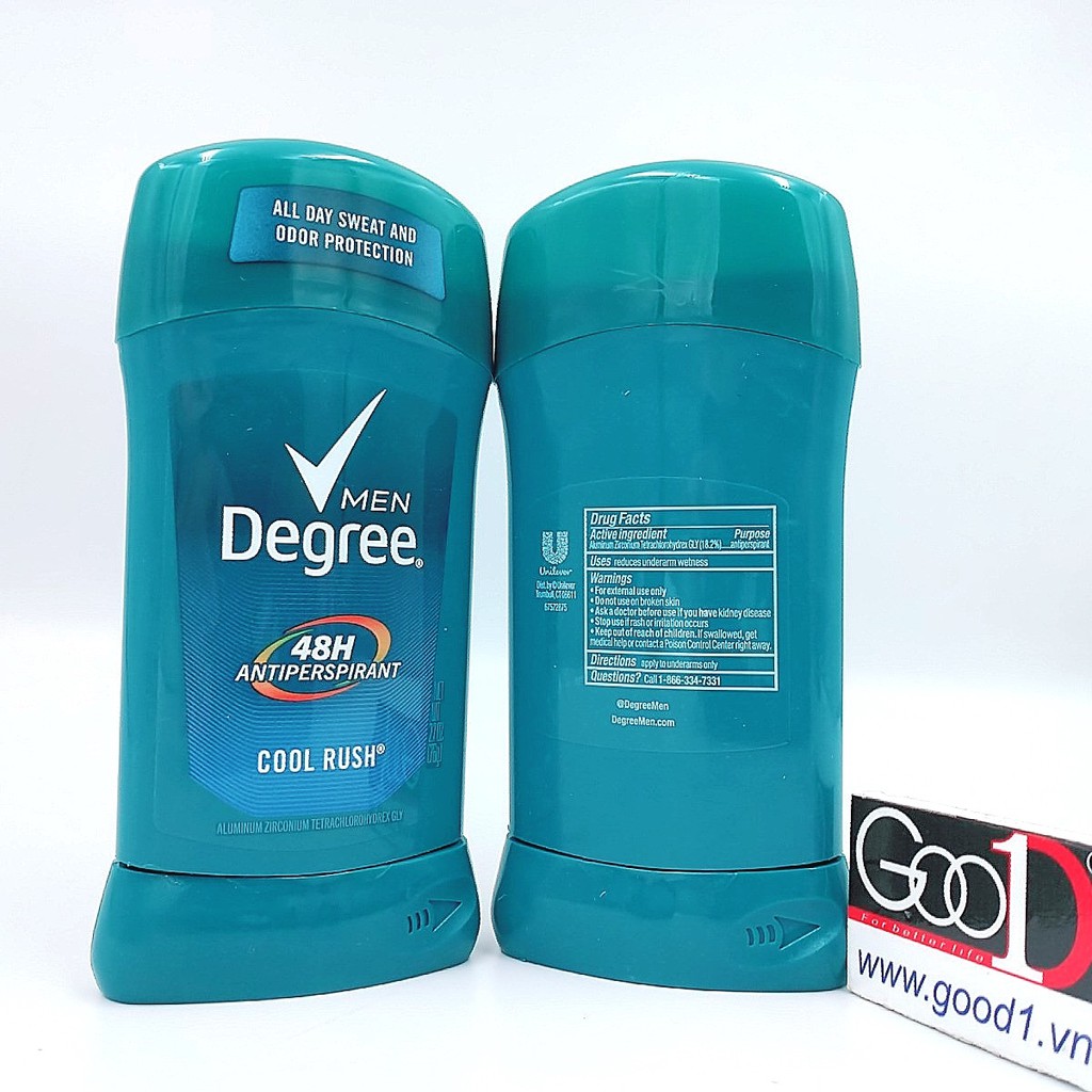 Combo 5 Sáp lăn khử mùi nam Degree Men 76g