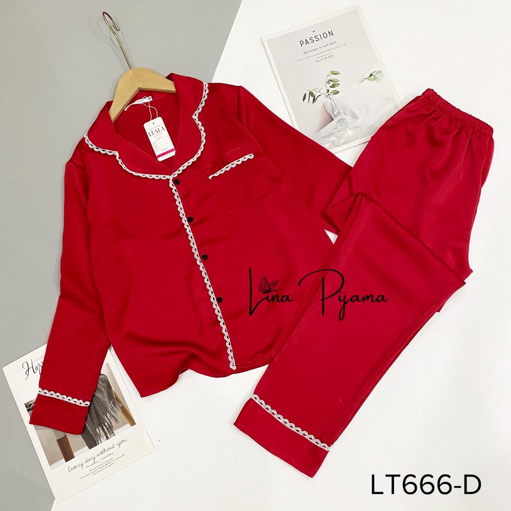 ❤️ Bộ Lụa Trơn Dài Tay Siêu Sang Chảnh, Bộ Mặc Nhà Cổ Ren Cao Cấp Mềm Mát | BigBuy360 - bigbuy360.vn