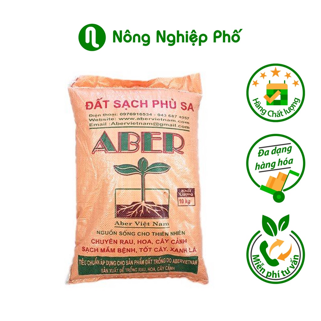 Đất sạch phù sa Aber