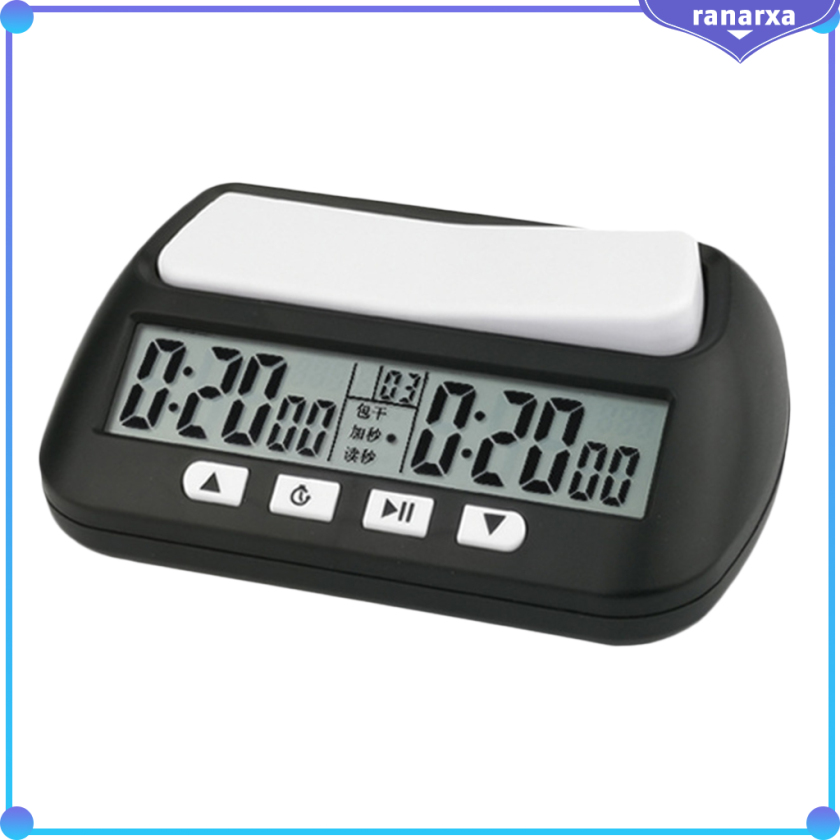 Chess Game Competition Digital Count Up Down Timer Chess Clock Black