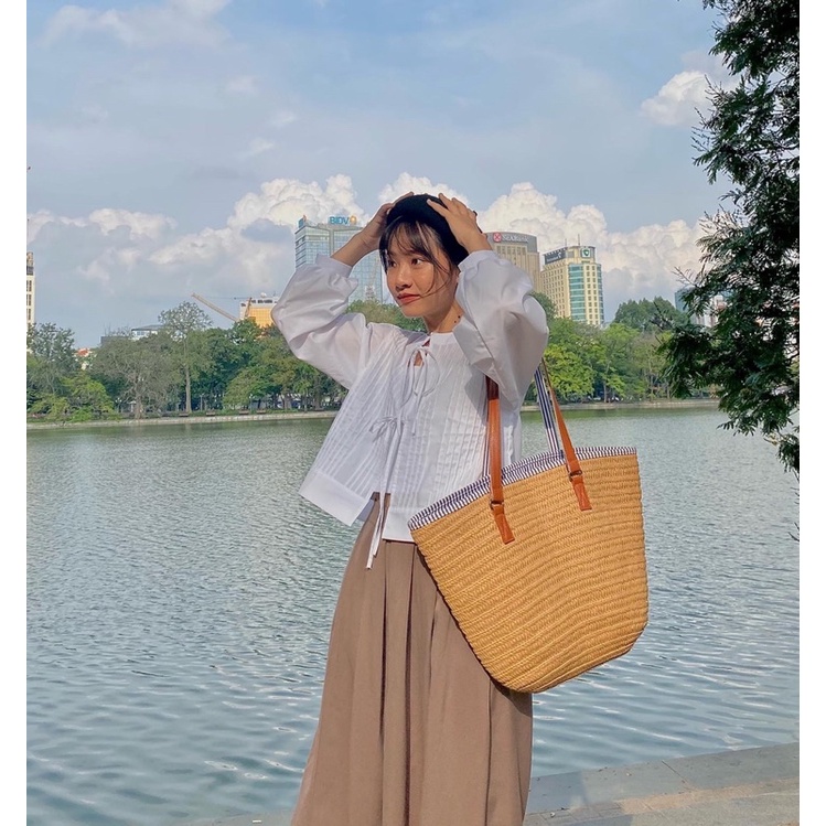 DOB - Chân váy coffee V0522