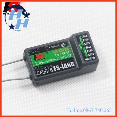 Bộ nhận tín hiệu flysky RX FS-iA6B máy bay điều khiển