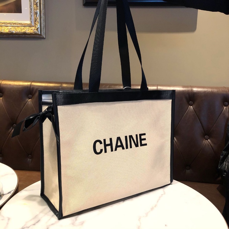 Túi canvas Đựng Mỹ Phẩm Cỡ Lớn Thiết Kế Đơn Giản Tiện Lợi Khi Đi Du Lịch