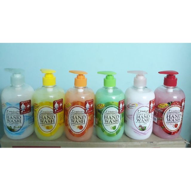 Nước rửa tay dưỡng da, diệt khuẩn Fruiser 500ml của Malaysia.