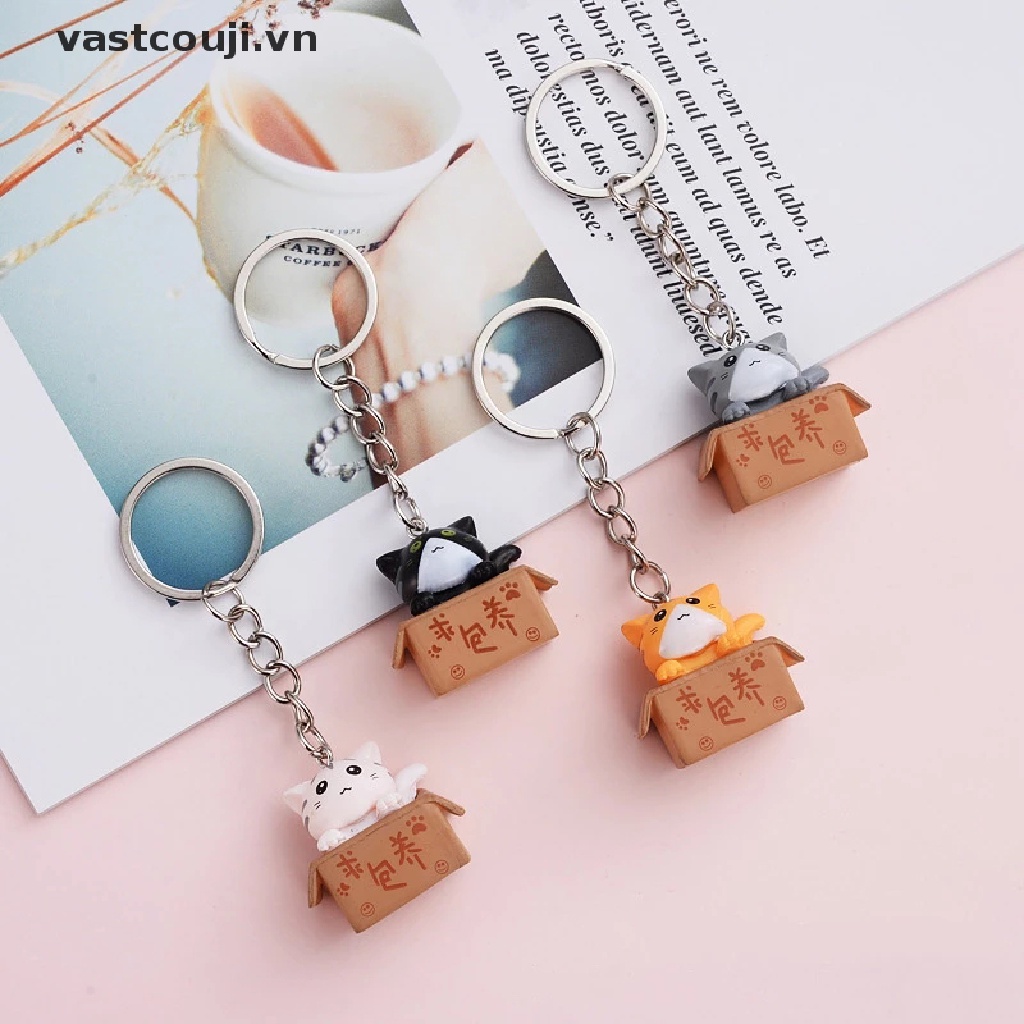 Móc Khóa Hình Mèo Dễ Thương Thời Trang