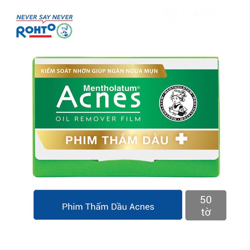 Acnes Phim Thấm Dầu Acnes Oil Remover Film 50 Tờ