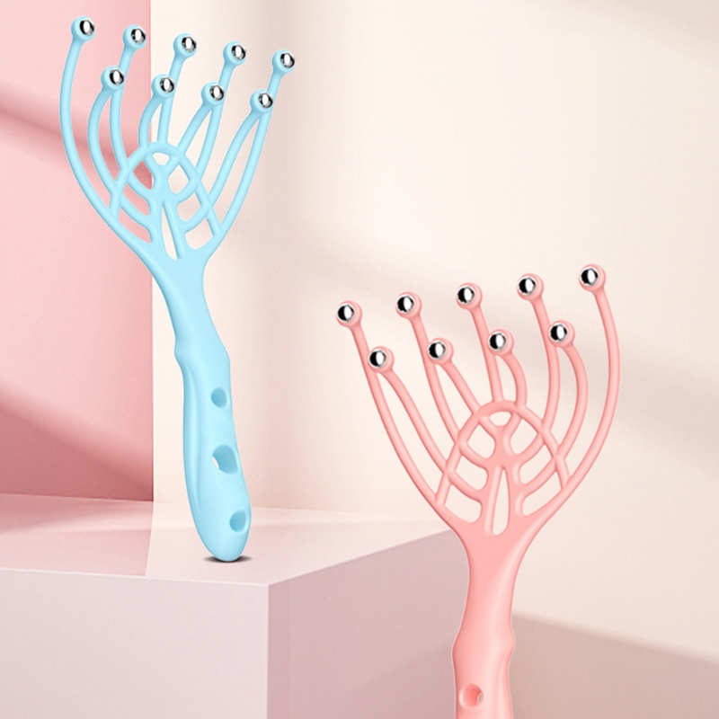 Dụng Cụ Mát Xa Da Đầu 9 Móng Bằng Thép Chất Lượng Cao