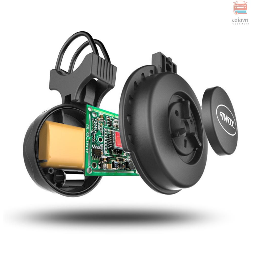 Chuông điện tử chống nước gắn tay lái xe đạp + sạc USB + dây cao su + hướng dẫn sử dụng