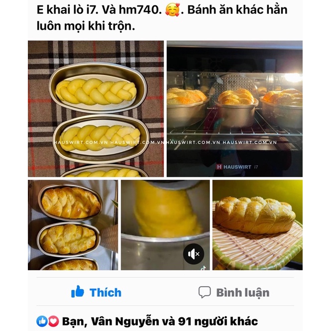 Khuôn oval chống dính cao cấp bánh cheesecake, bánh mì hoa cúc Dream Kitchen 23cm không cần lót giấy nến.