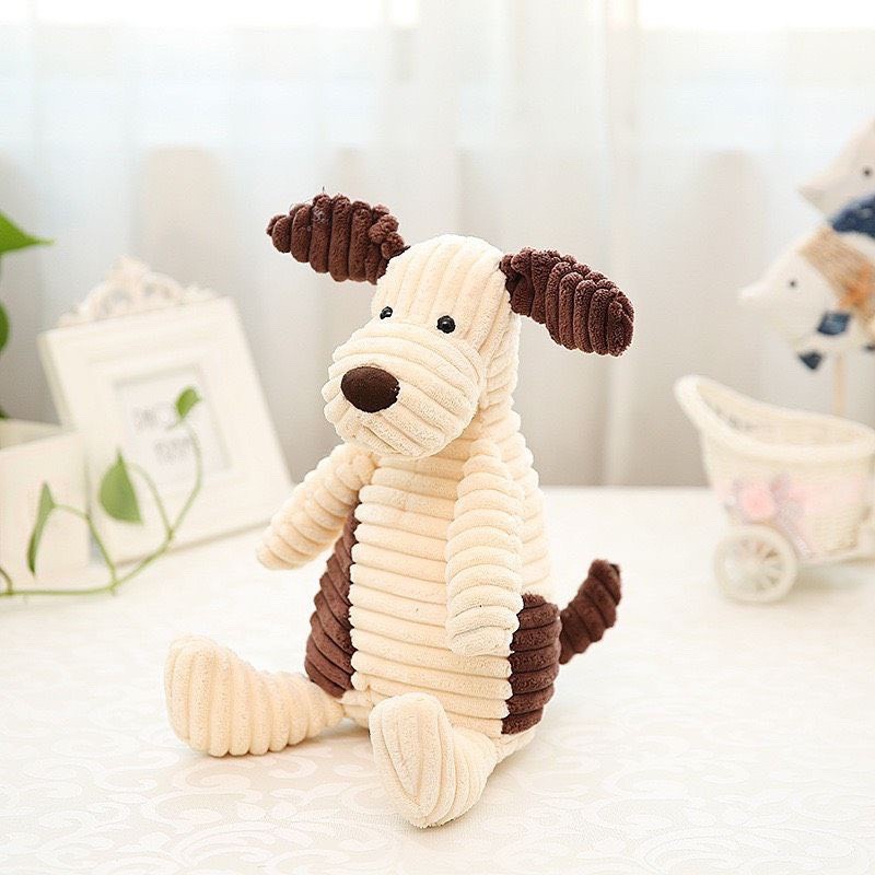 Cún bông, thú nhồi bông size 40cm, mềm mịn, không xù lông, ngộ nghĩnh đáng yêu cho bé ôm ngủ, chơi và chụp ảnh