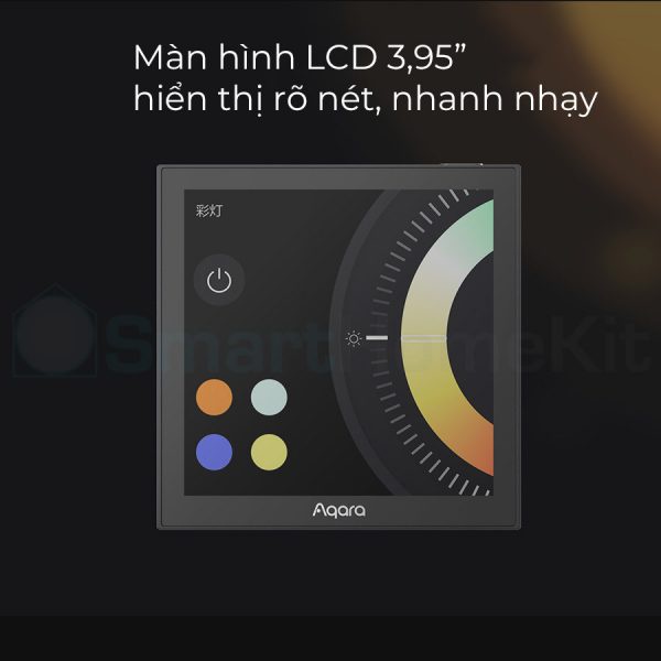 Màn hình cảm ứng Aqara S1 Smart Scene Panel 86x86 - tương thích HomeKit, Aqara Home