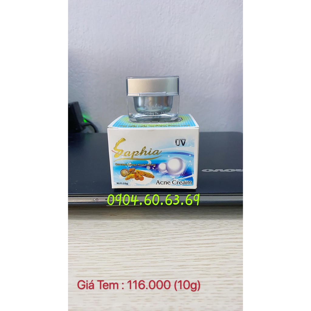 Kem Dưỡng Trắng Da- Ngăn Ngừa Mụn SAPHIA 10g