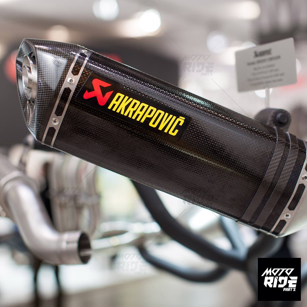 AKRAPOVIC P-HST2AL TEM PÔ DÀI MÀU 150x45mm CHÍNH HÃNG
