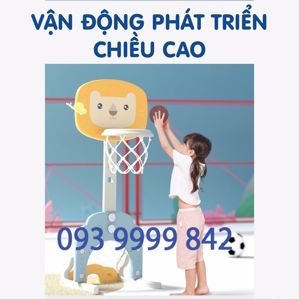 Bộ cầu gôn, bóng rổ liên hoàn hình sư tử HOLLA