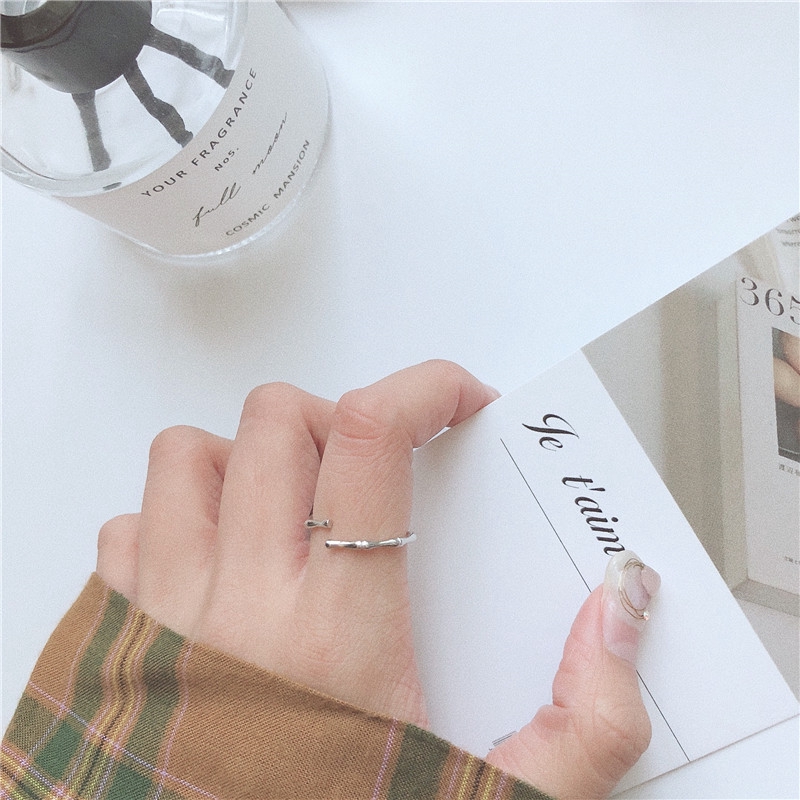 SUXI Nhẫn Thiết Kế Đơn Giản Có Thể Điều Chỉnh Kích Cỡ