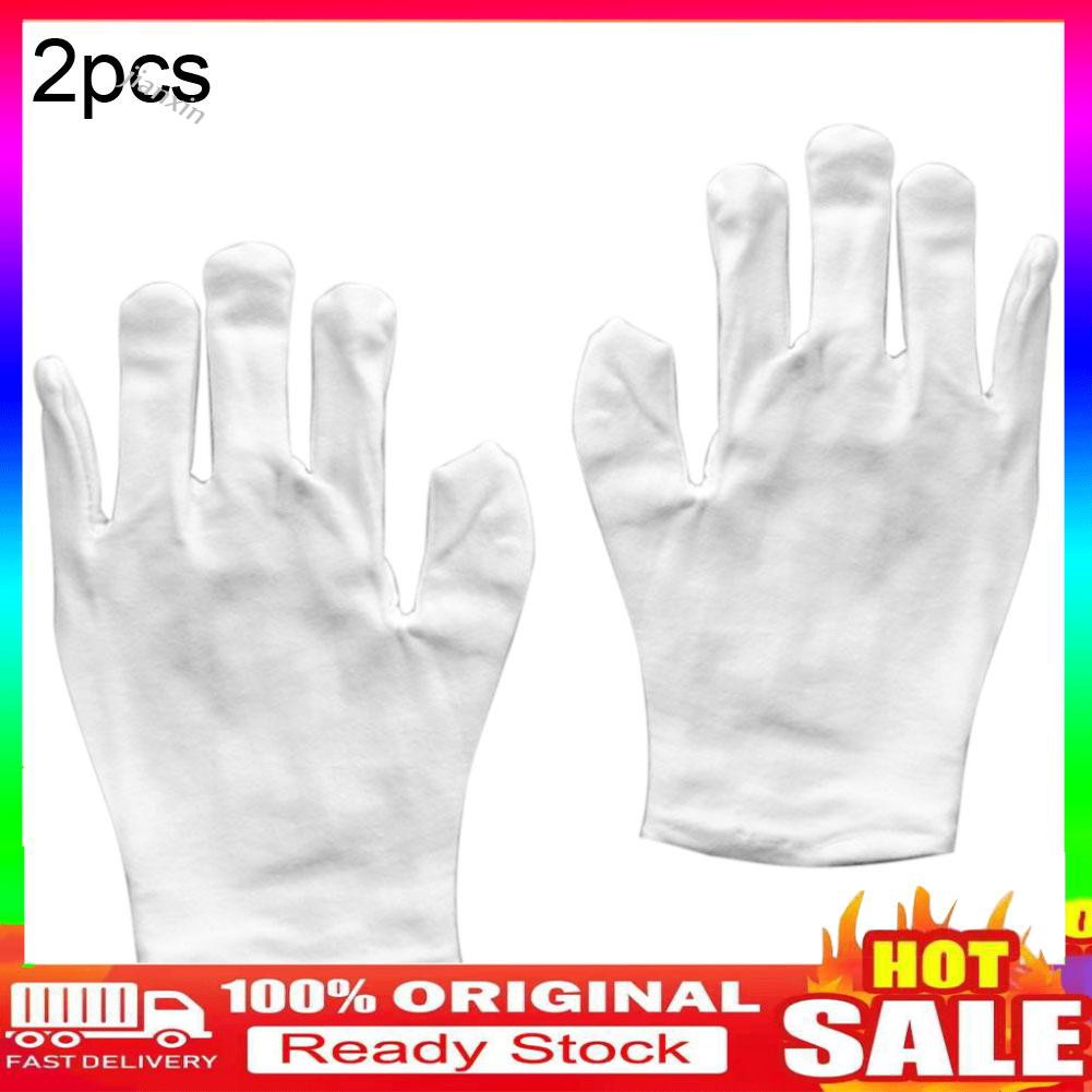 Set 2 Đôi Găng Tay Trắng Unisex