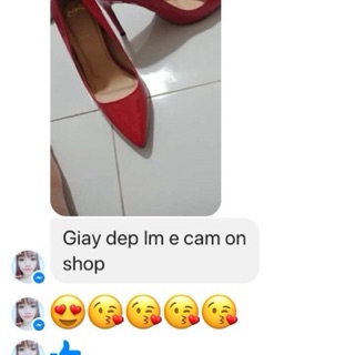 Giày cao gót Calla đế đỏ 11p màu đỏ