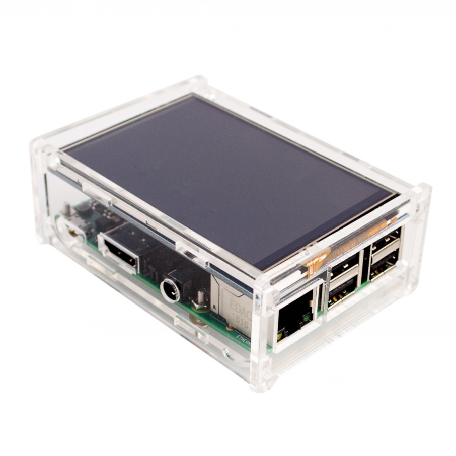 Khung Acrylic tương thích Raspberry Pi 3.5 " LCD TFT cho màn hình cảm ứng