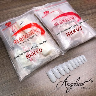 🐾ĐỒ NAIL🐾 Móng nối khuyết không viền đục, trong