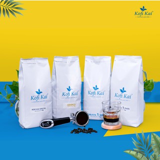 Cà phê Robusta BLend 7Ro:3Ar hạt pha máy 1kg