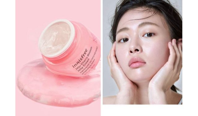 🌸Kem Dưỡng Trắng Dạng Gel Chiết Xuất Hoa Đào innisfree cherry blossom jelly cream
