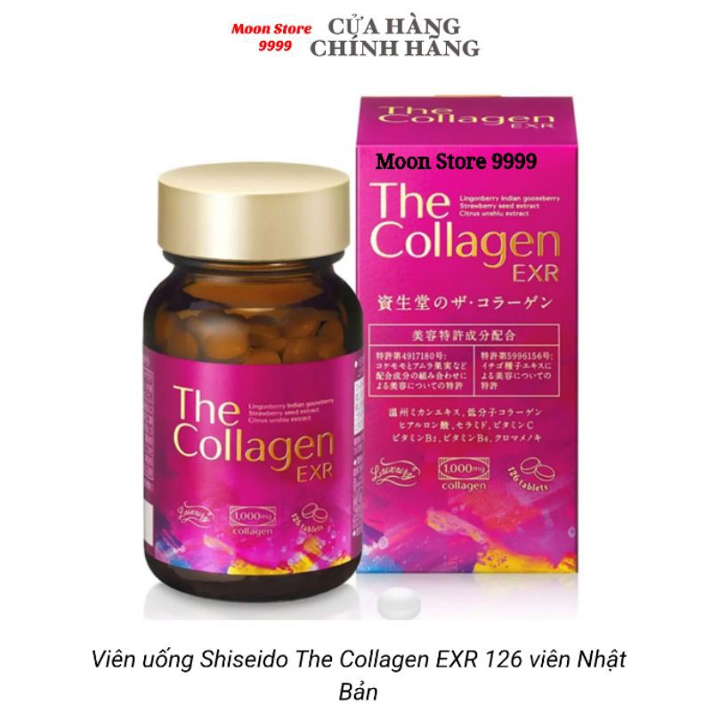 Viên uống The Collagen Shiseido EXR Nhật Bản mẫu mới hộp 126 viên | Thế Giới Skin Care