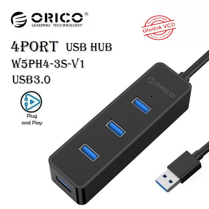 Bộ Chia 4 Cổng Orico W5Ph4-U3-V1 Usb 3.0