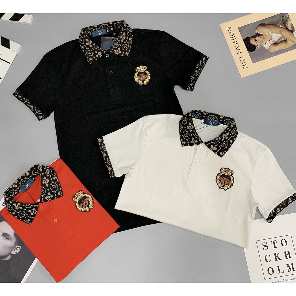 Áo Thun Nam Tay Ngắn Cổ Trụ 100% COTTON Phong Cách Trẻ Trung Thời Trang hàng gốc giá xưởng may (44-72KG)