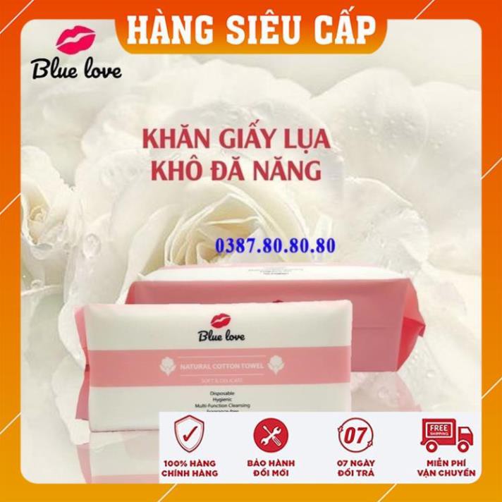 [FreeShip-HÀNG CAO CẤP] Khăn giấy khô đa năng cao cấp nhập khẩu vương quốc anh/ Khăn giấy ướt khô blue love chính hãng