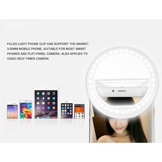 [ RẺ VÔ ĐỊCH ] ĐÈN LED TRỢ SÁNG SELFIE - PRO SELFIE RING LIGHT