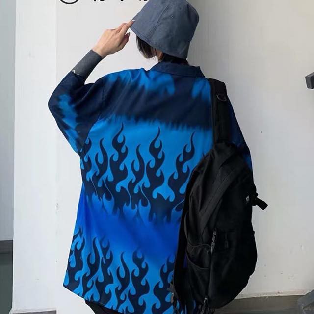 Áo sơ mi nam nữ in hình ĐUÔI RỒNG cực hot