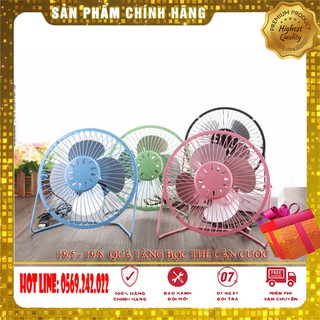 Quạt usb lồng sắt để bàn loại to 4 inch