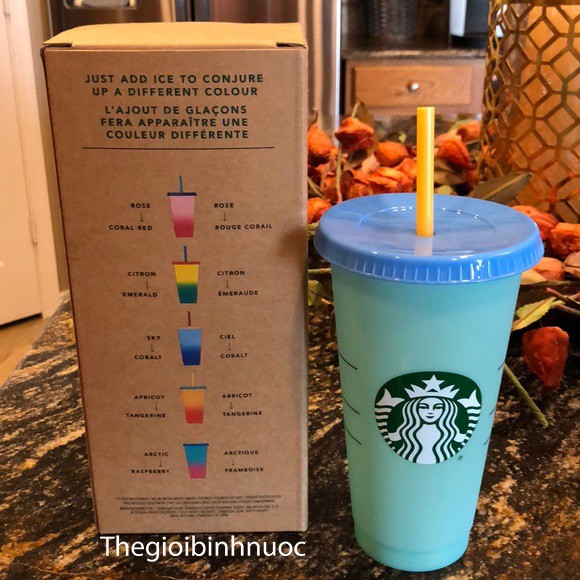 Ly nhựa đổi màu STARBUCKS The Reusable Color Changing Cold Cups N150