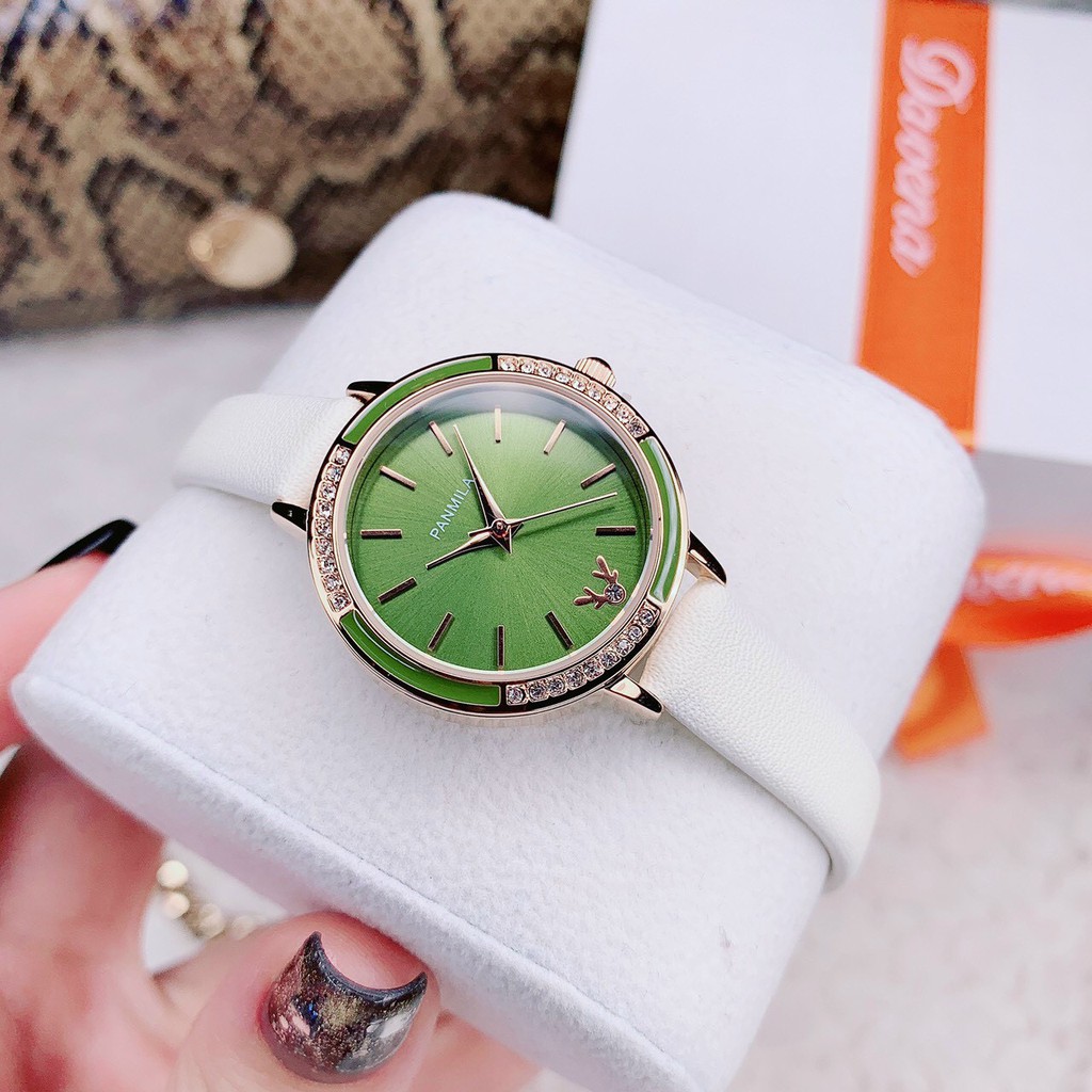 Đồng hồ nữ đeo tay Kimio dây kim loại mặt bát giác sành điệu