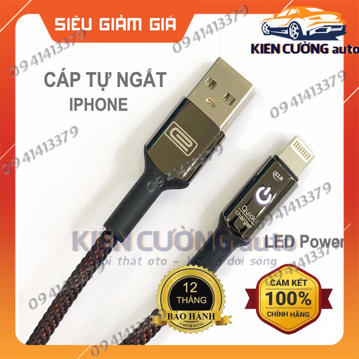 Dây cáp sach tự ngắt chân iphone Earldom - 063i